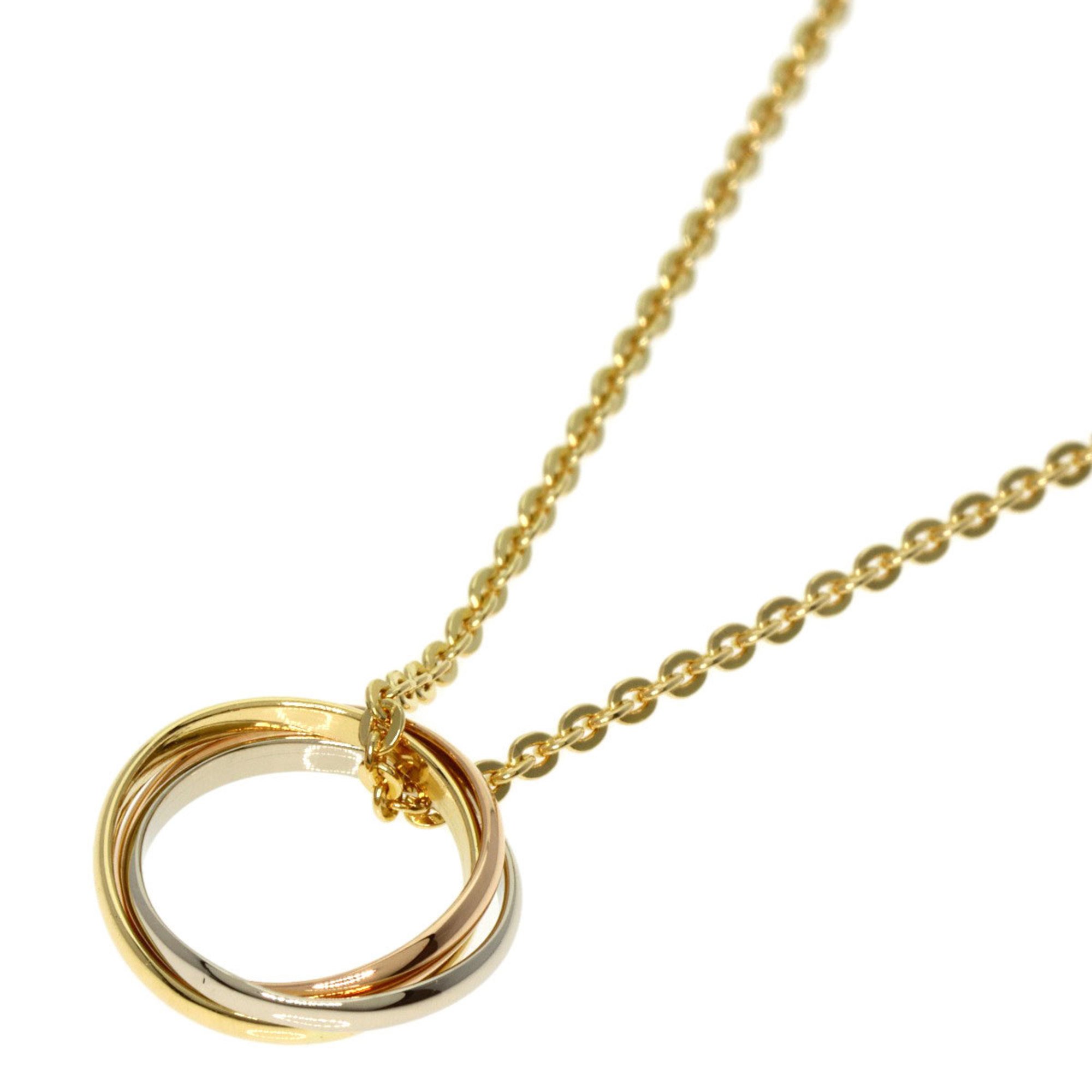 Cartier Trinity Necklace K18 Yellow Gold/K18WG/K18PG Women's CARTIER
