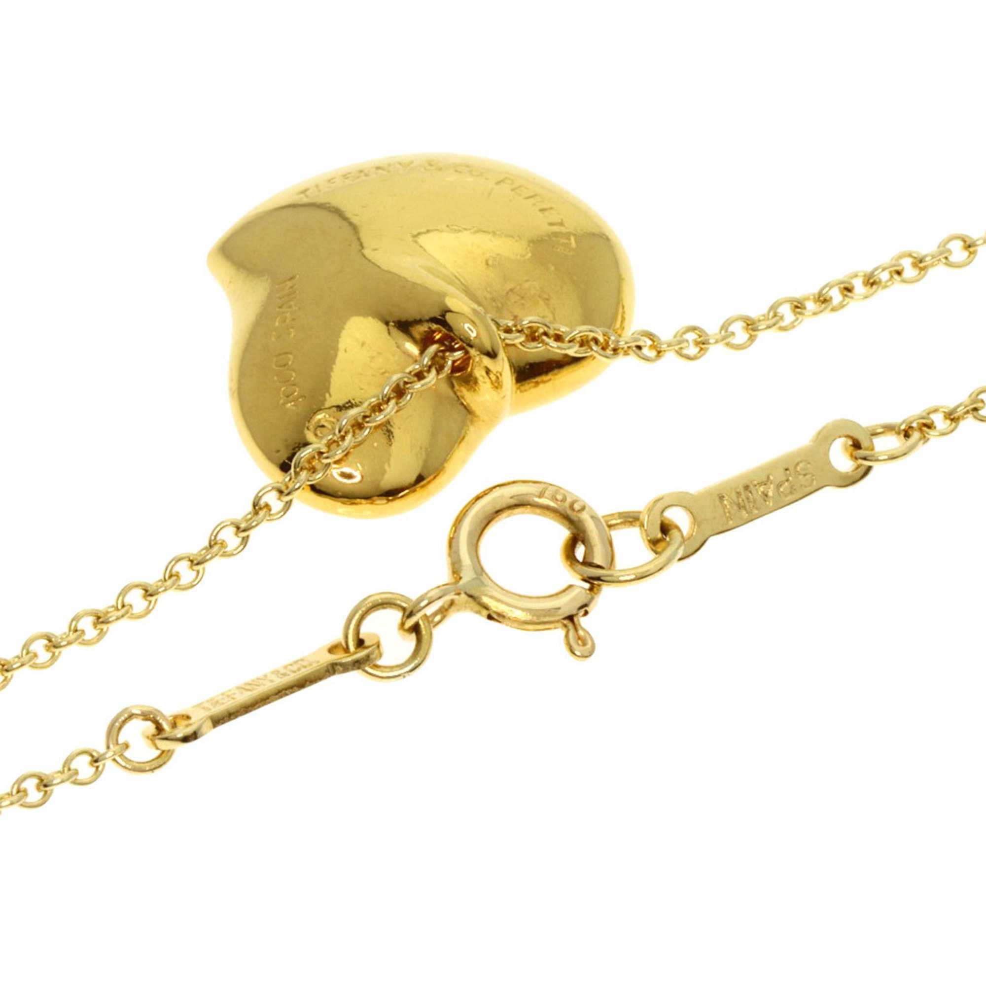 Tiffany Full Heart Necklace K18 Yellow Gold Women's TIFFANY&Co.