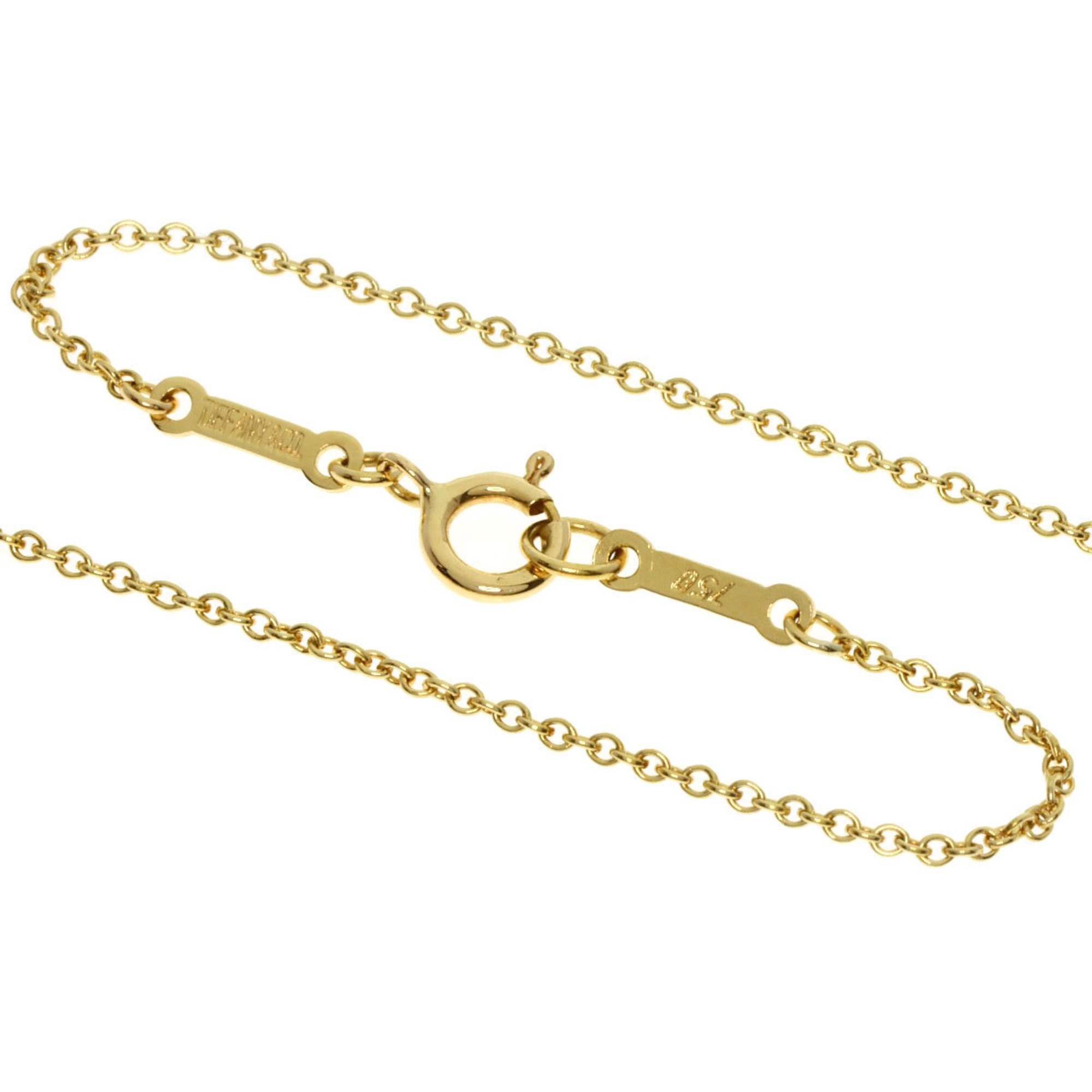 Tiffany Full Heart Necklace K18 Yellow Gold Women's TIFFANY&Co.