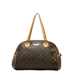 Louis Vuitton Monogram Montgreille GM Shoulder Bag M95566 Brown PVC Leather Women's LOUIS VUITTON