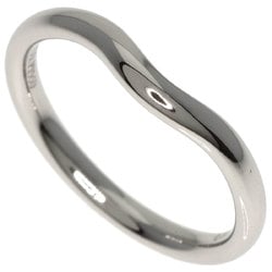 Tiffany Curved Band Ring Platinum PT950 Women's TIFFANY&Co.