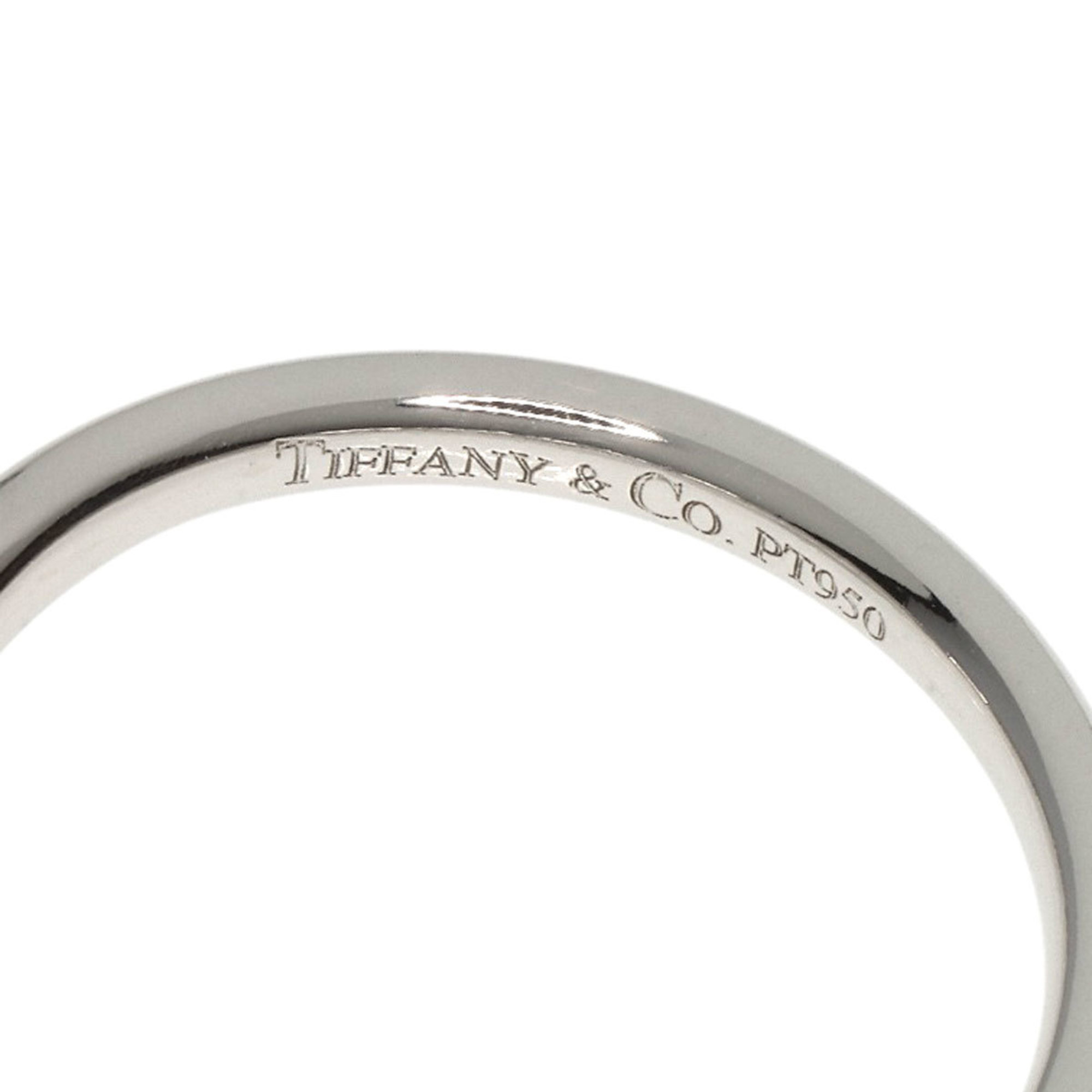 Tiffany Curved Band Ring Platinum PT950 Women's TIFFANY&Co.