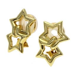 Tiffany Double Star Earrings K18 Yellow Gold Women's TIFFANY&Co.