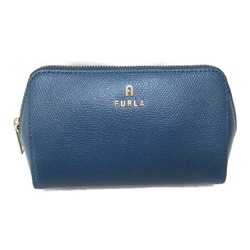 Furla Camellia M size Cosmetics Pouch Blue leather WE00449ARE0001785S