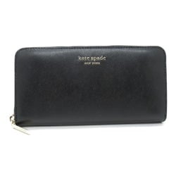 Kate Spade Round long wallet Black leather PWR00281001