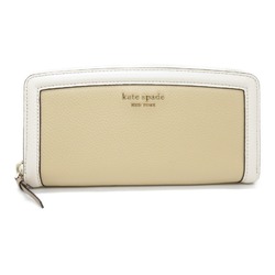 Kate Spade Round long wallet Beige warm stone multi leather K7822250