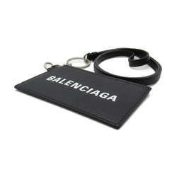 BALENCIAGA Cash card & key strap Black Calfskin (cowhide) 5945481IZI31090