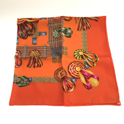 HERMES scarf Orange silk