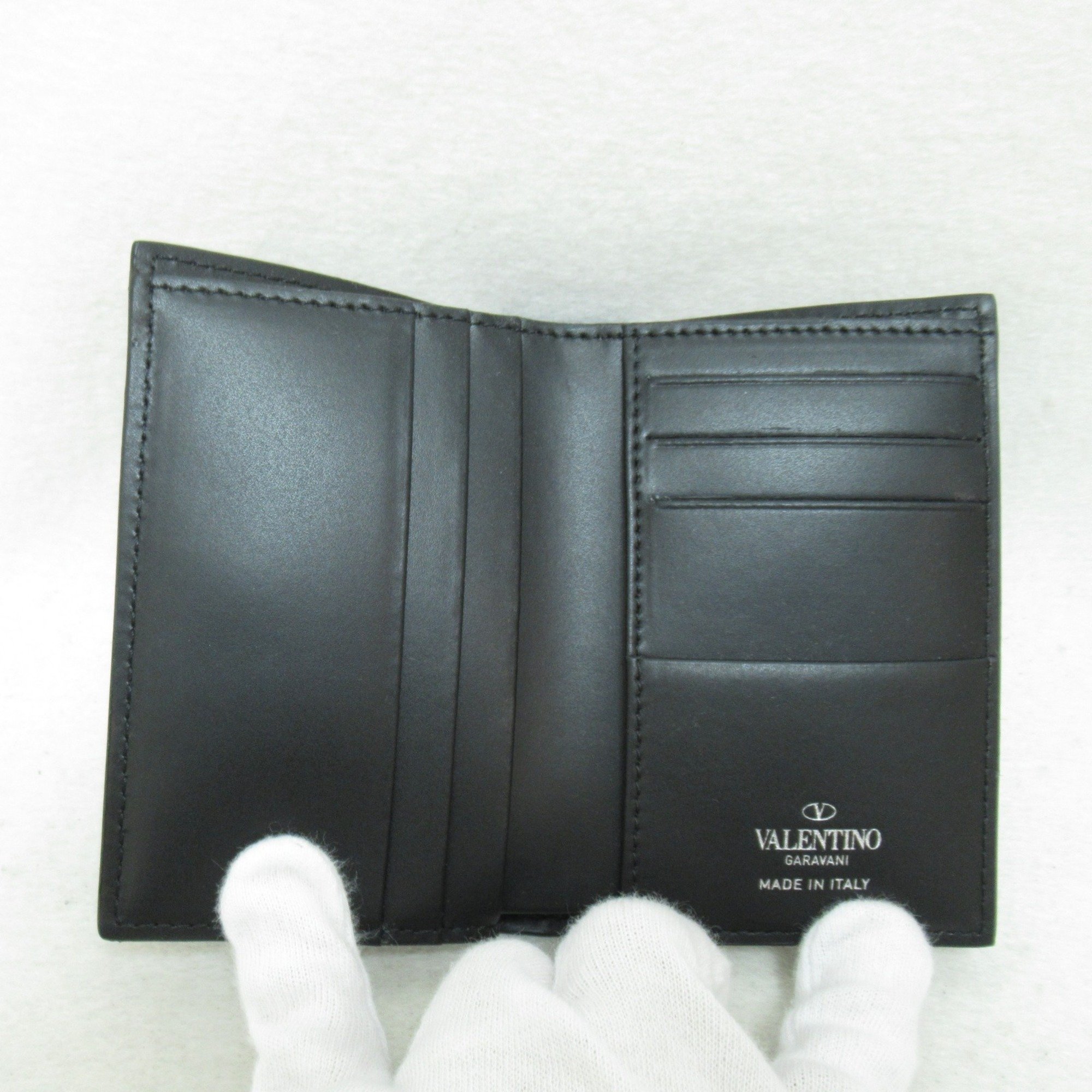 Valentino Card Case Black leather 2Y2P0576LVN0NI