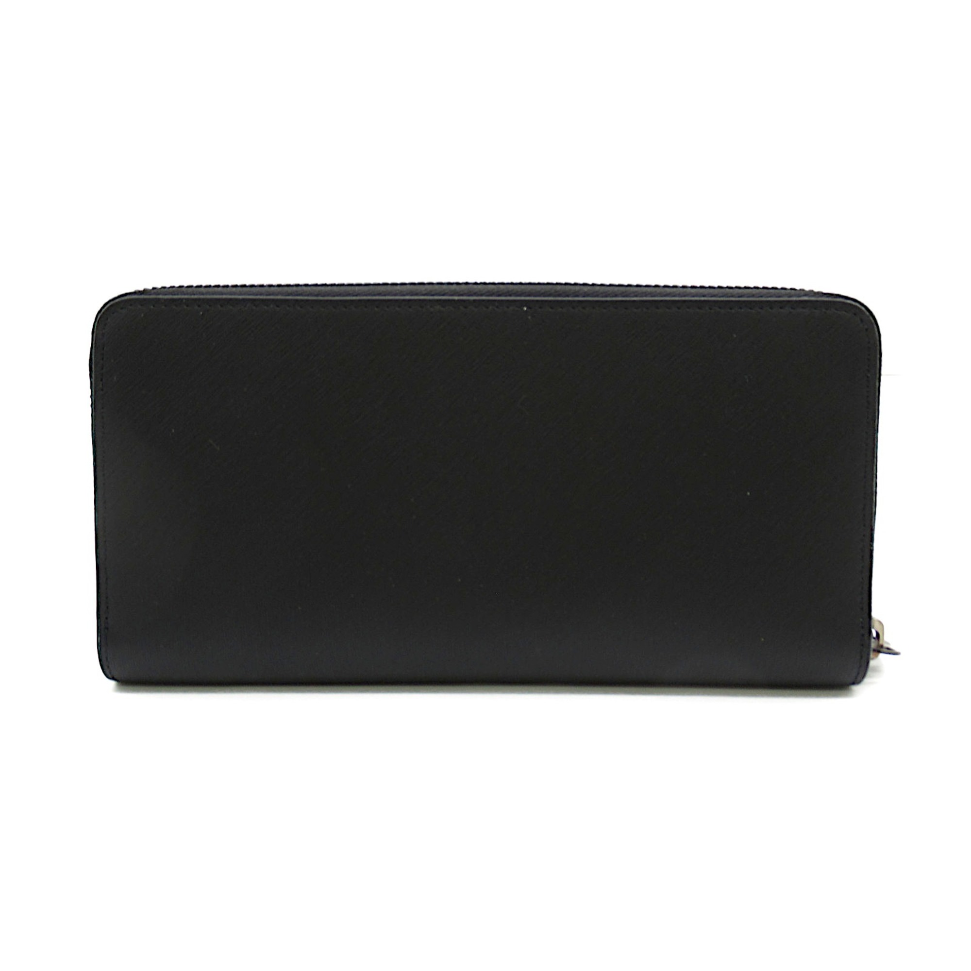Dunhill Round wallet Black leather 21FS218SG