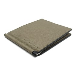 Valextra Money Clip Card Case Beige Oyster leather SGSR0080028DWG99 MO