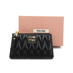 Miu Miu Card Case Black leather 5MB0602FPPF0002