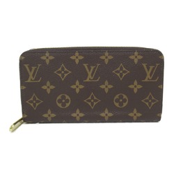 LOUIS VUITTON Zippy Wallet Round Long Wallet Brown Monogram PVC coated canvas M42616