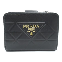 PRADA wallet Black Calfskin (cowhide) 1ML018F0002