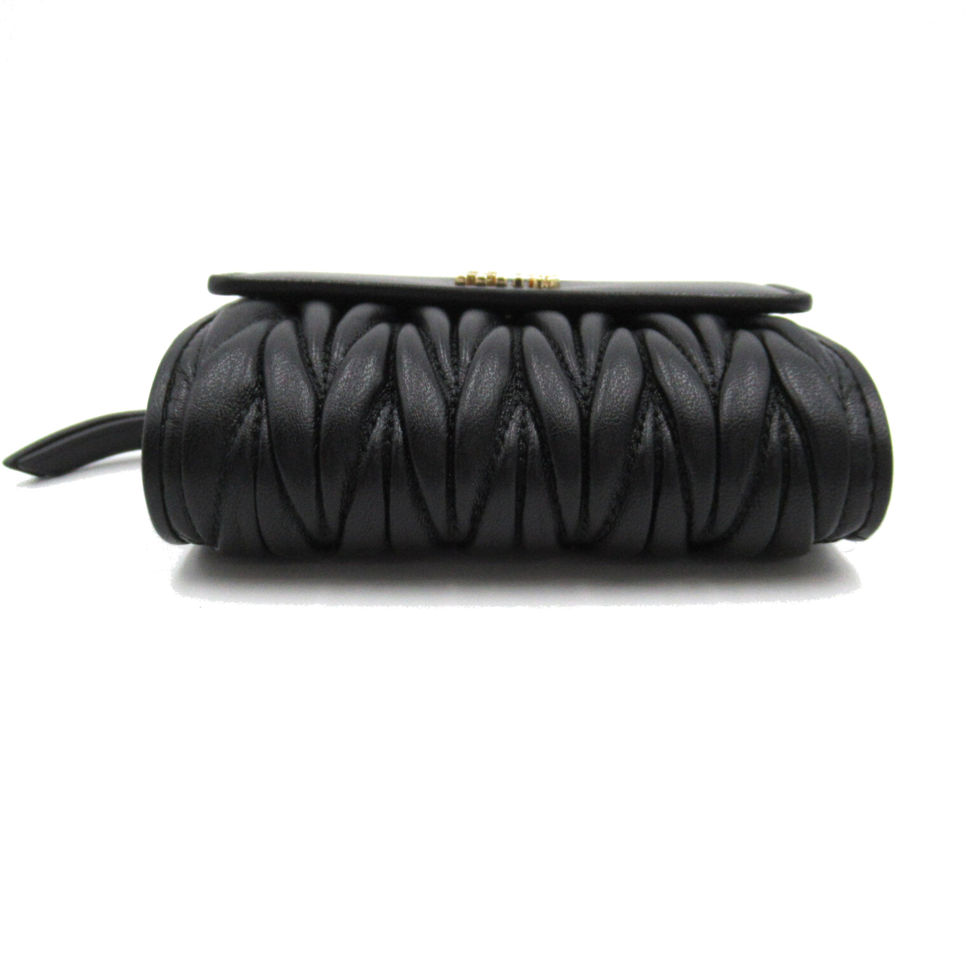 Miu Miu Three-fold wallet Black leather 5ML0022FPPF0002