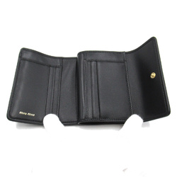Miu Miu Three-fold wallet Black leather 5ML0022FPPF0002