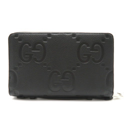 GUCCI Jumbo Document Round Wallet Black leather 751760AABY01000