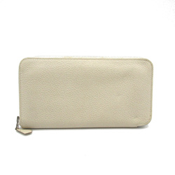 HERMES azap long classic Ivory Taurillon Clemence leather
