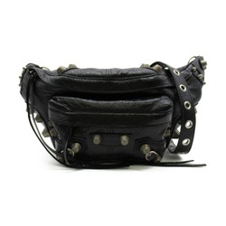 BALENCIAGA Waist bag Black Lambskin (sheep leather) 742014210KR1000