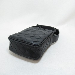 BOTTEGA VENETA Shoulder pouch Black Calfskin (cowhide) 729296VCPQ38803