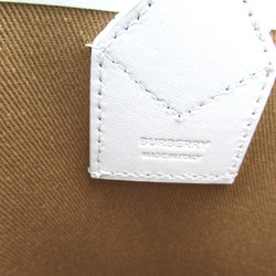 BURBERRY mini london Beige White canvas leather 8072348