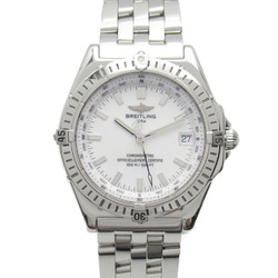 BREITLING Wings Chronometer Wrist Watch Wrist Watch A10350 Mechanical Automatic White  Stainless Steel A10350