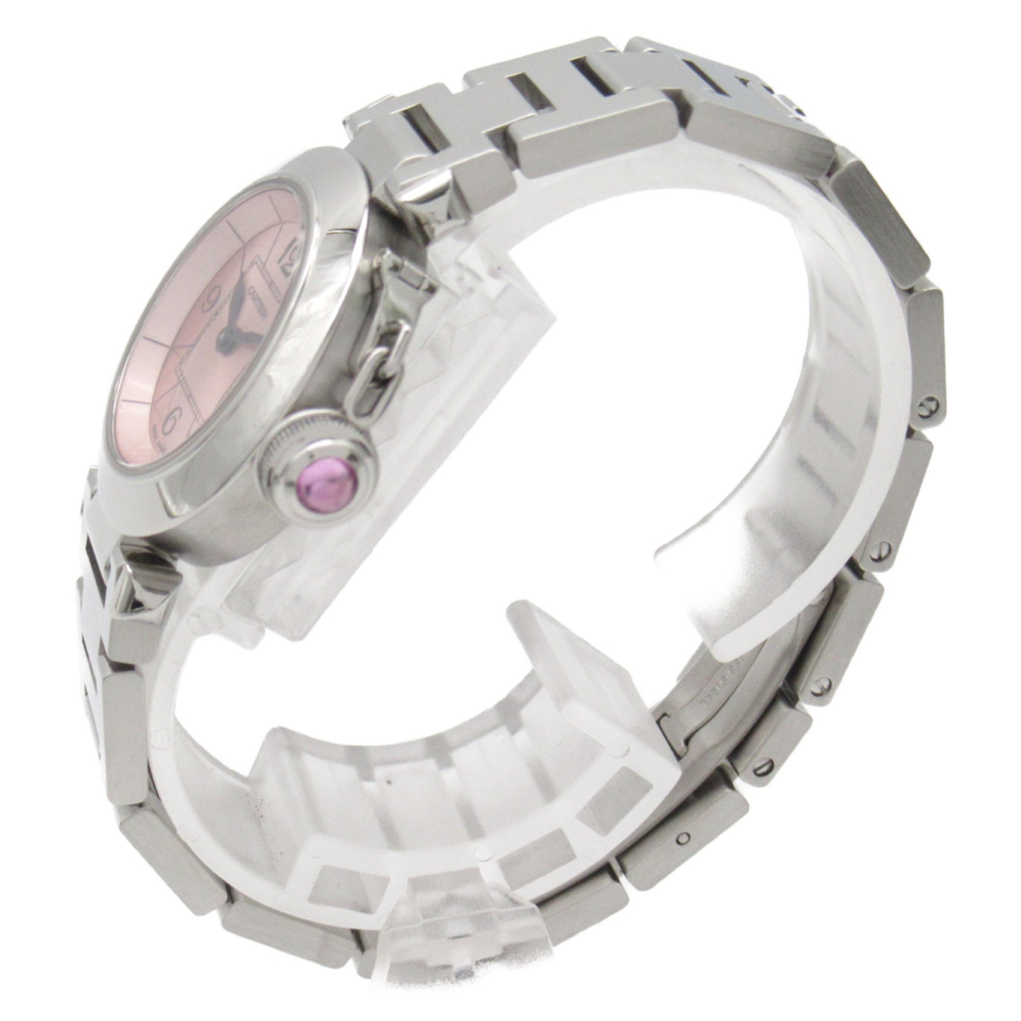 CARTIER Miss Pasha Wrist Watch Watch Wrist Watch W3140008 Quartz Pink  Stainless Steel W3140008