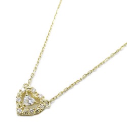 AHKAH Diamond Necklace Necklace Clear  K18 (Yellow Gold) Clear