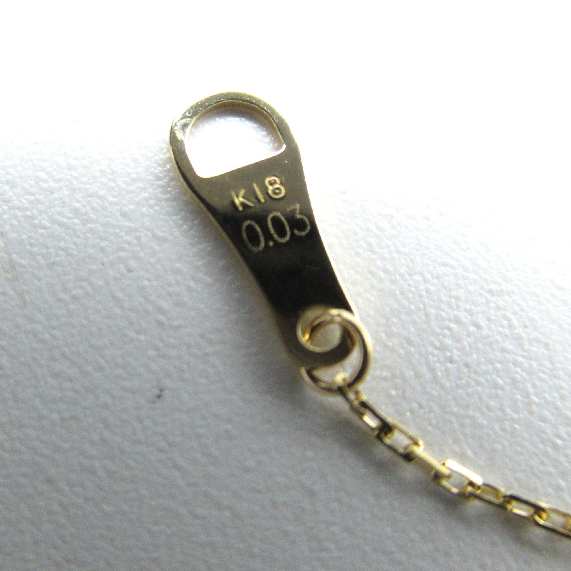 agete Diamond Bracelet Clear K18 (Yellow Gold) diamond