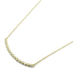 AHKAH Believe You Diamond Necklace Necklace Clear  K18 (Yellow Gold) Clear