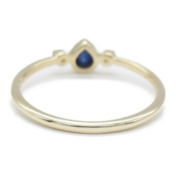 agete colored stone diamond ring Ring Navy  diamond K10YG/colored stone Navy