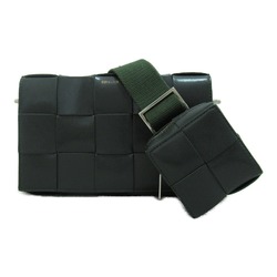 BOTTEGA VENETA Versatile Strap Cassette Shoulder Bag Gray Calfskin (cowhide) 741777V2XU13009