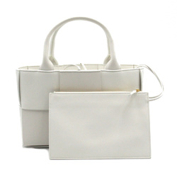 BOTTEGA VENETA Mini Arco Tote Bag White Lambskin (sheep leather) 709337VCQC29009