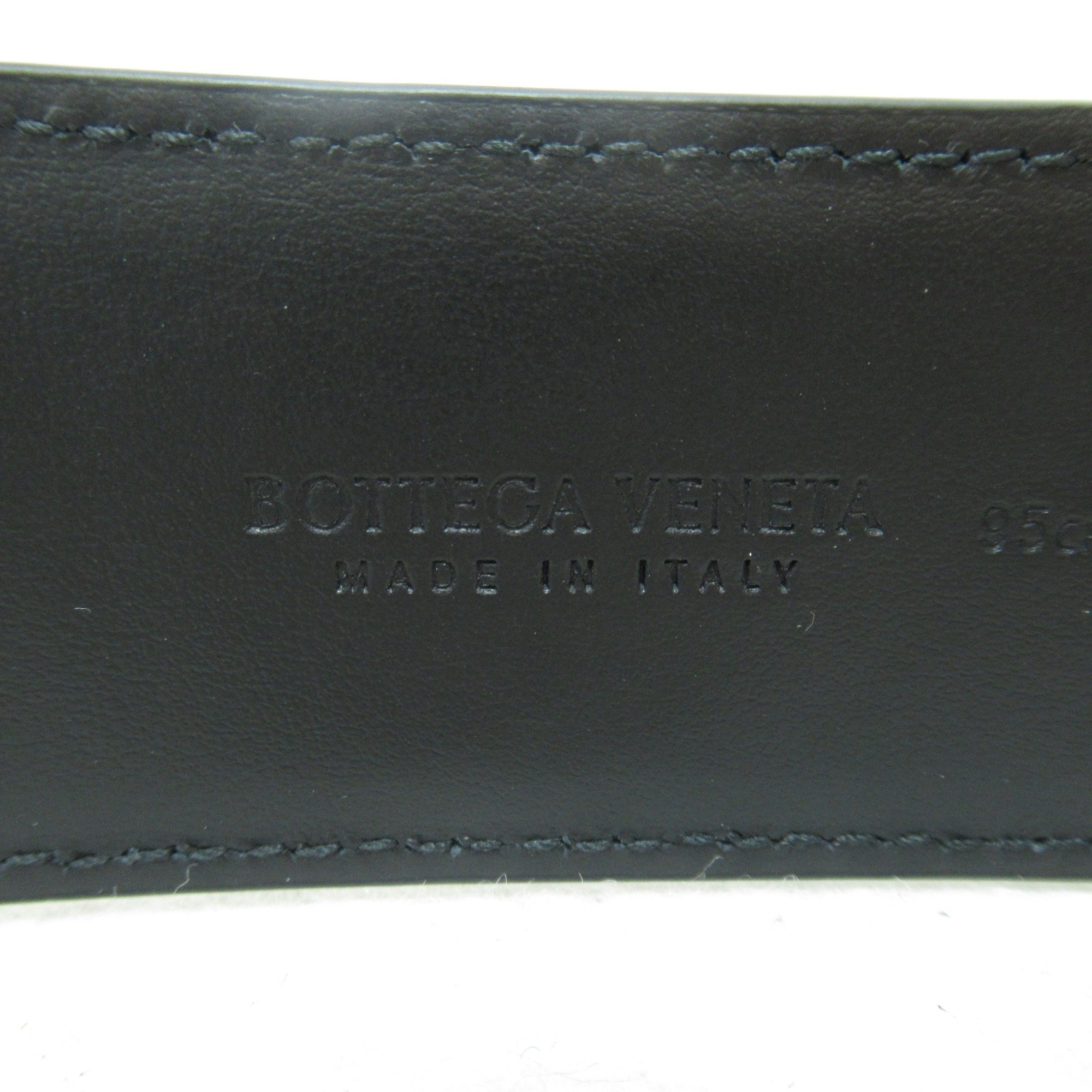 BOTTEGA VENETA watch belt Black leather 755155VALKO880395