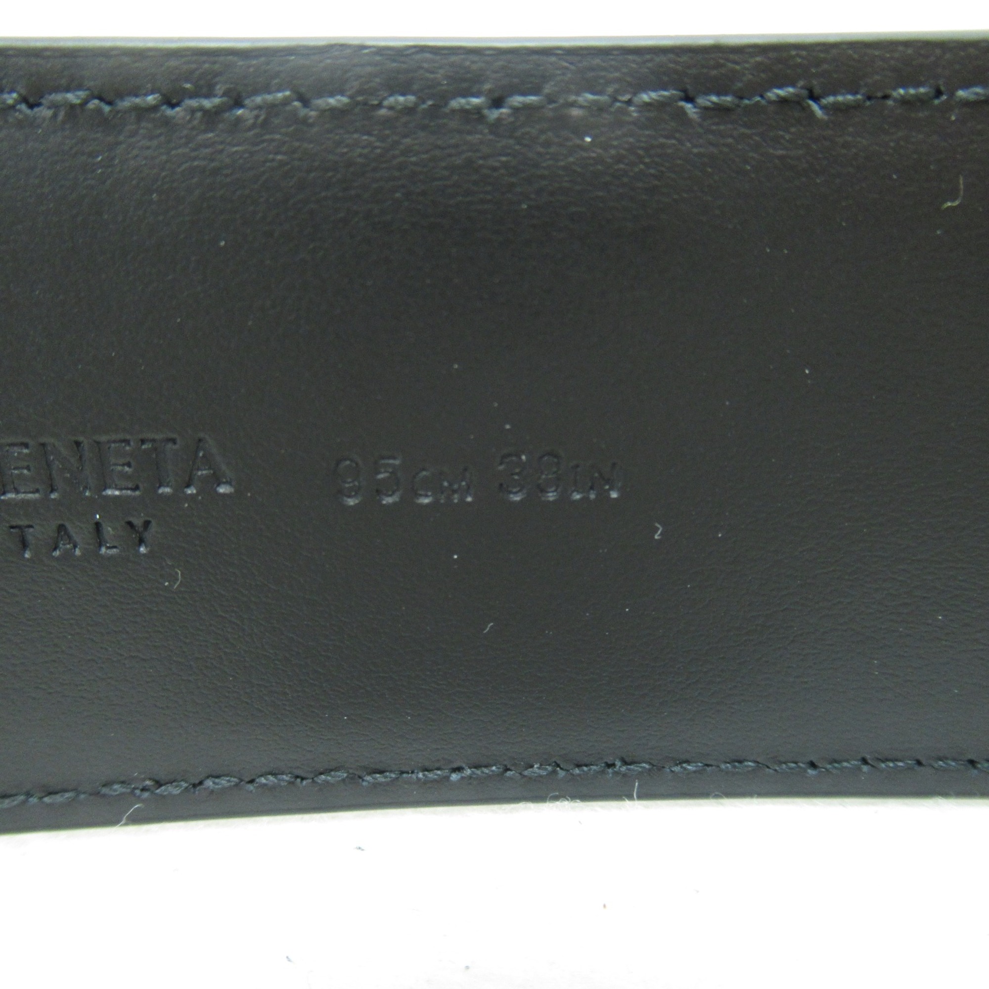BOTTEGA VENETA watch belt Black leather 755155VALKO880395