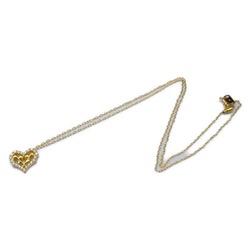 agete Diamond Necklace Necklace Clear  K18 (Yellow Gold) Clear