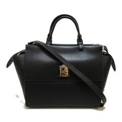 Furla Emma M Tote Shoulder Bag Black leather WB00812BX0053O6000