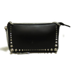 Christian Louboutin ChainShoulder Bag Black leather 3235119H801