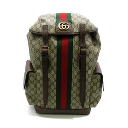 GUCCI Rucksack Backpack Beige leather GG Supreme 598140HUHAT8564