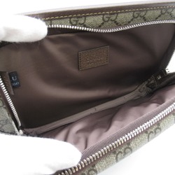 GUCCI Waist bag Beige Brown leather GG Supreme 760217FACJN976590