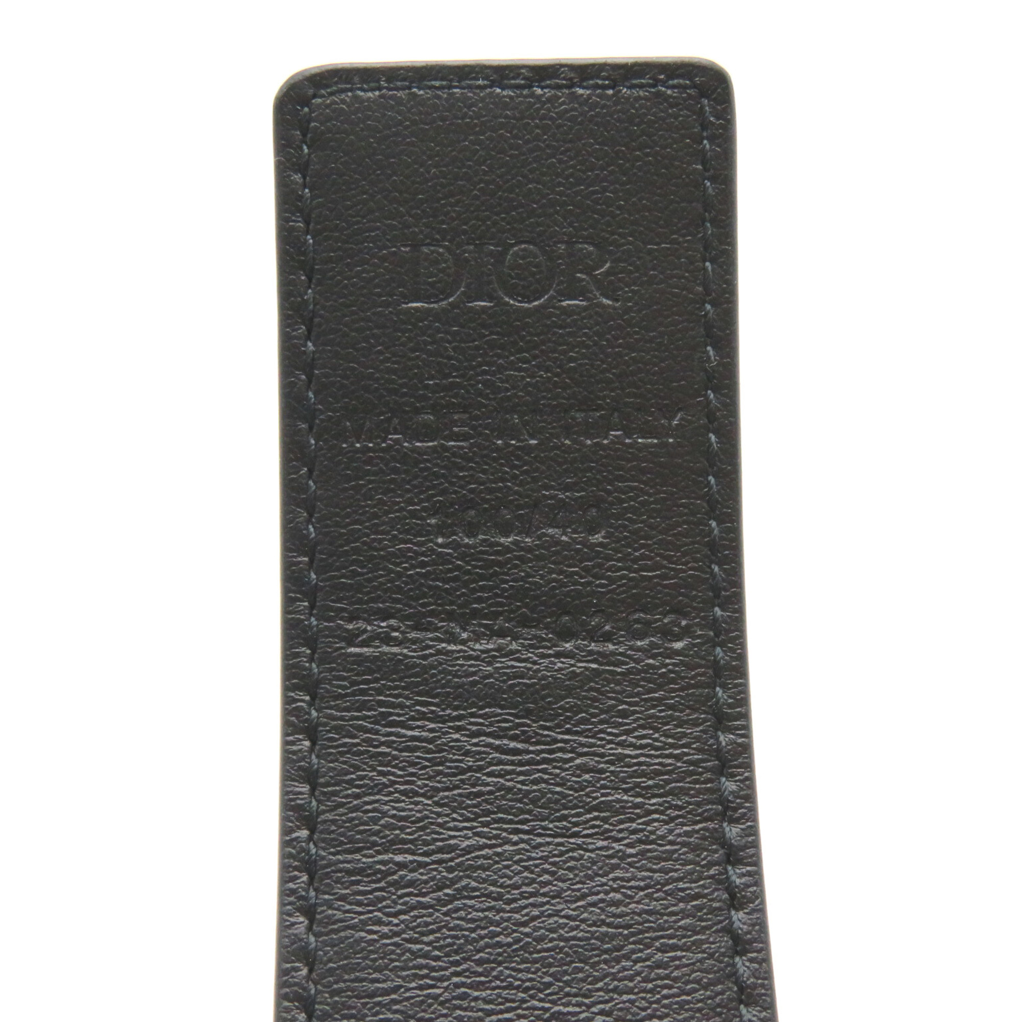 DIOR HOMME belt Black leather Grained calf 4371RVDOVH00N100