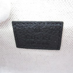 GUCCI GG small belt bag Black leather 658582AABY7100090