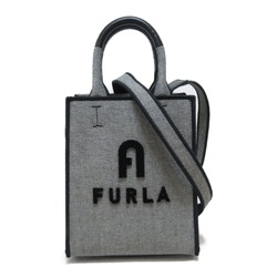 Furla Opportunity Mini Tote 2wayShoulder Bag Gray denim WB00831BX1550G4100