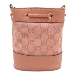 GUCCI Shoulder Bag Pink GG canvas 550620FACC55748