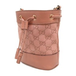 GUCCI Shoulder Bag Pink GG canvas 550620FACC55748