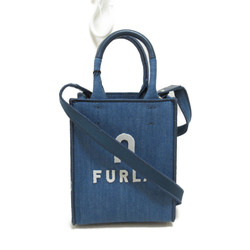 Furla 2wayTote Bag Opportunity Blue cotton WB00831BX15442157S