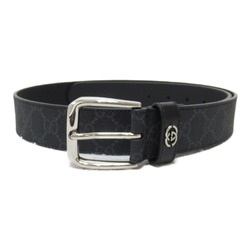 GUCCI Wide belt Black leather 67392192TIN100090
