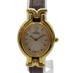 FENDI Wrist Watch 640L Quartz Silver  Gold Plated 640L
