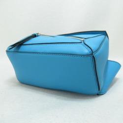 LOEWE Bum bag Shoulder Bag Blue Calfskin (cowhide) B510U89X025620