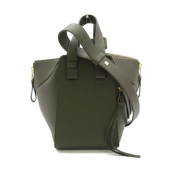 LOEWE Hammock Shoulder Bag Khaki leather A538H13X1020113969